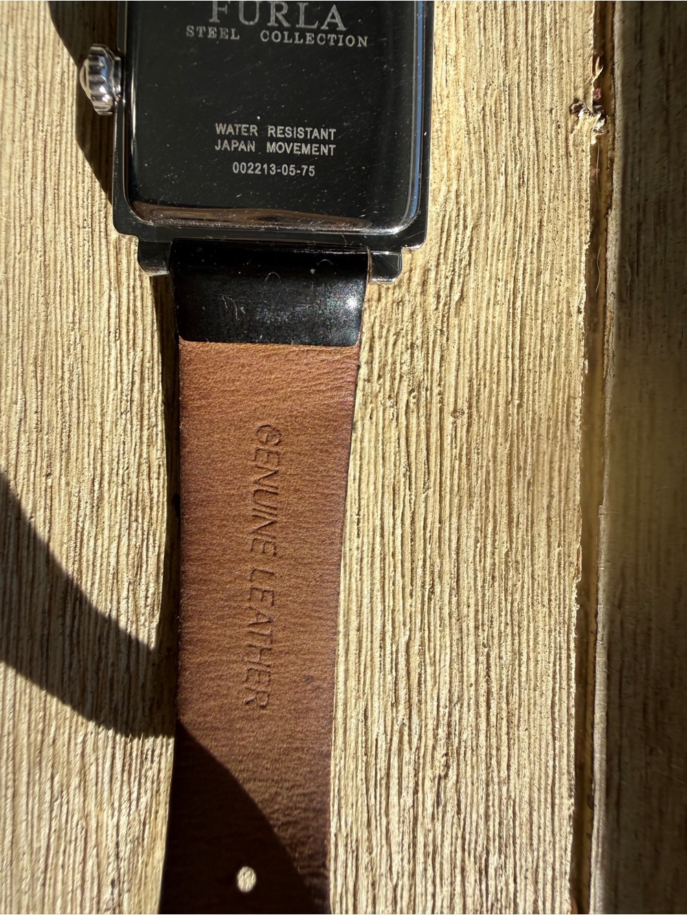 Vintage Furla Silver Butterfly Watch with Patent Leather Band - Picture 6 of 6